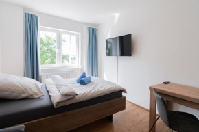 Ferienwohnung im Grünen von Magdeburg mit Balkon und WLAN